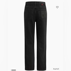 Favorite Daughter Charcoal Straight Jeans